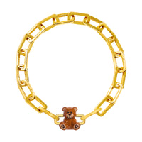 Teddy Bear Charm (Gold)