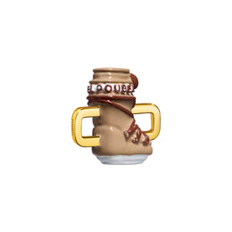 Beige Snowboot Charm (Gold)