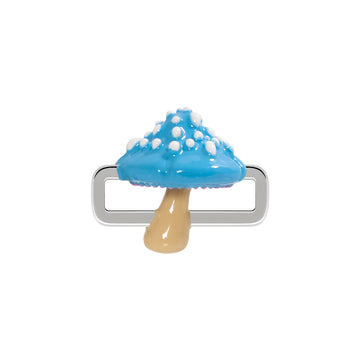 Blue Mushroom Charm