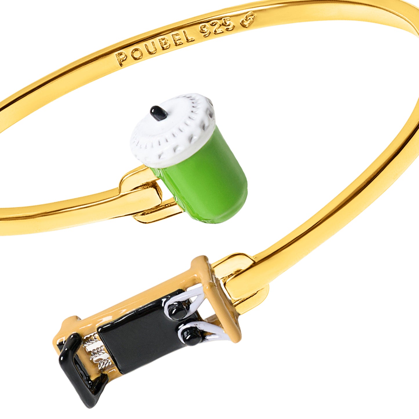 Iced Matcha & Reformer Bangle (Gold)