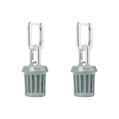 Poubelle Pendant Earrings