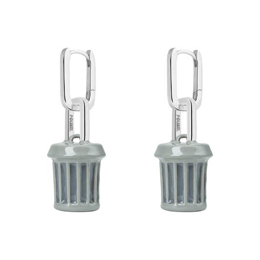 Poubelle Pendant Earrings