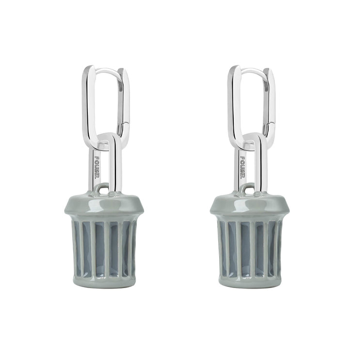 Poubelle Pendant Earrings