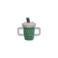 Iced Matcha Stoneset Charm