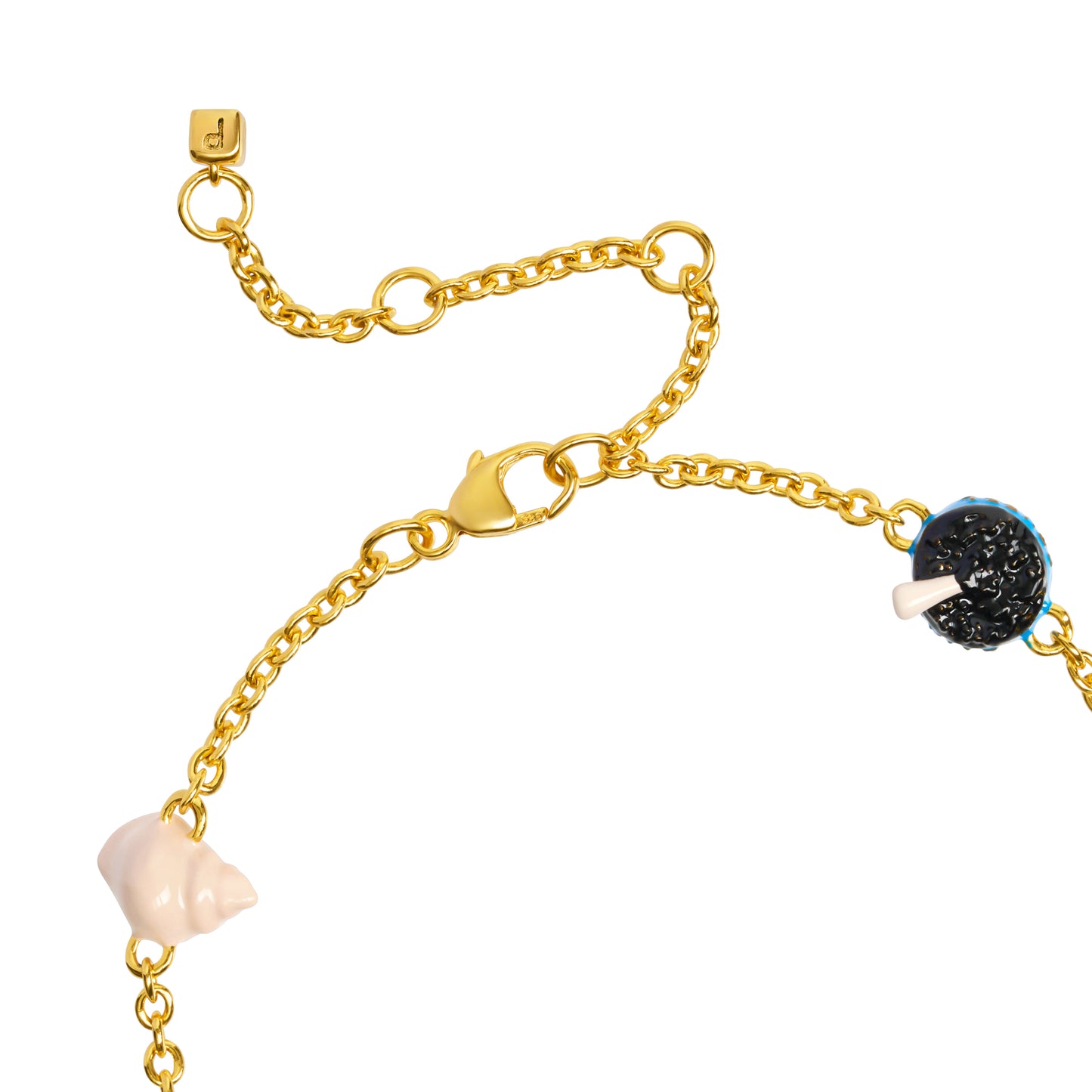 Azure Mini Charm Bracelet (Gold)