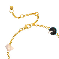 Azure Mini Charm Bracelet (Gold)