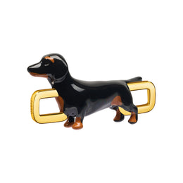Dachshund Charm (Gold)
