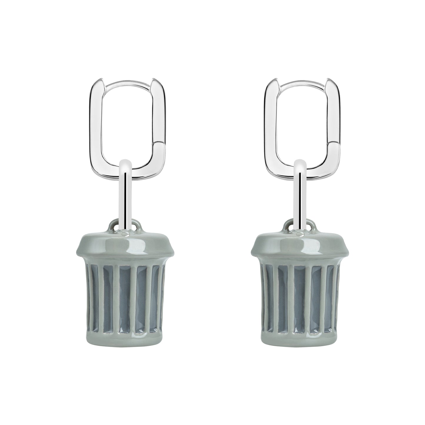 Poubelle Pendant Earrings