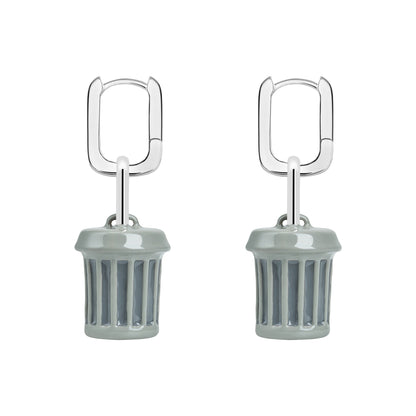 Poubelle Pendant Earrings