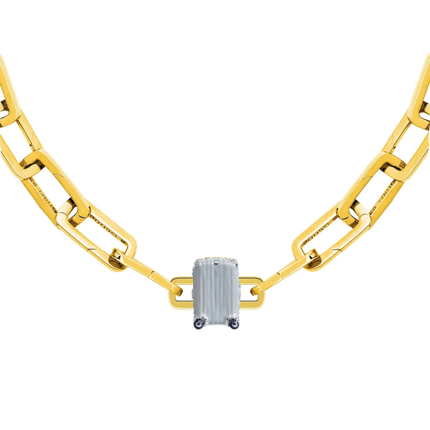 Suitcase Charm (Gold)