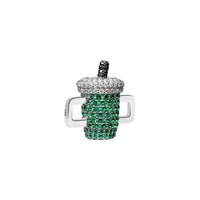 Iced Matcha Stoneset Charm