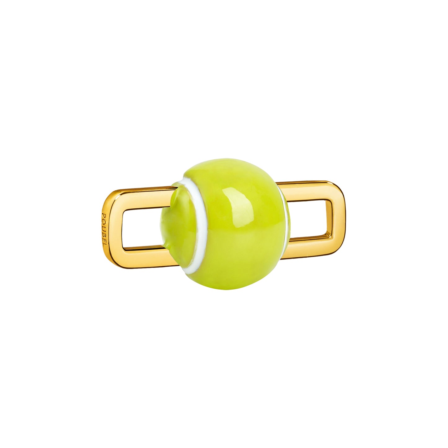 Tennis Ball Charm (Gold)