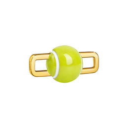 Tennis Ball Charm (Gold)