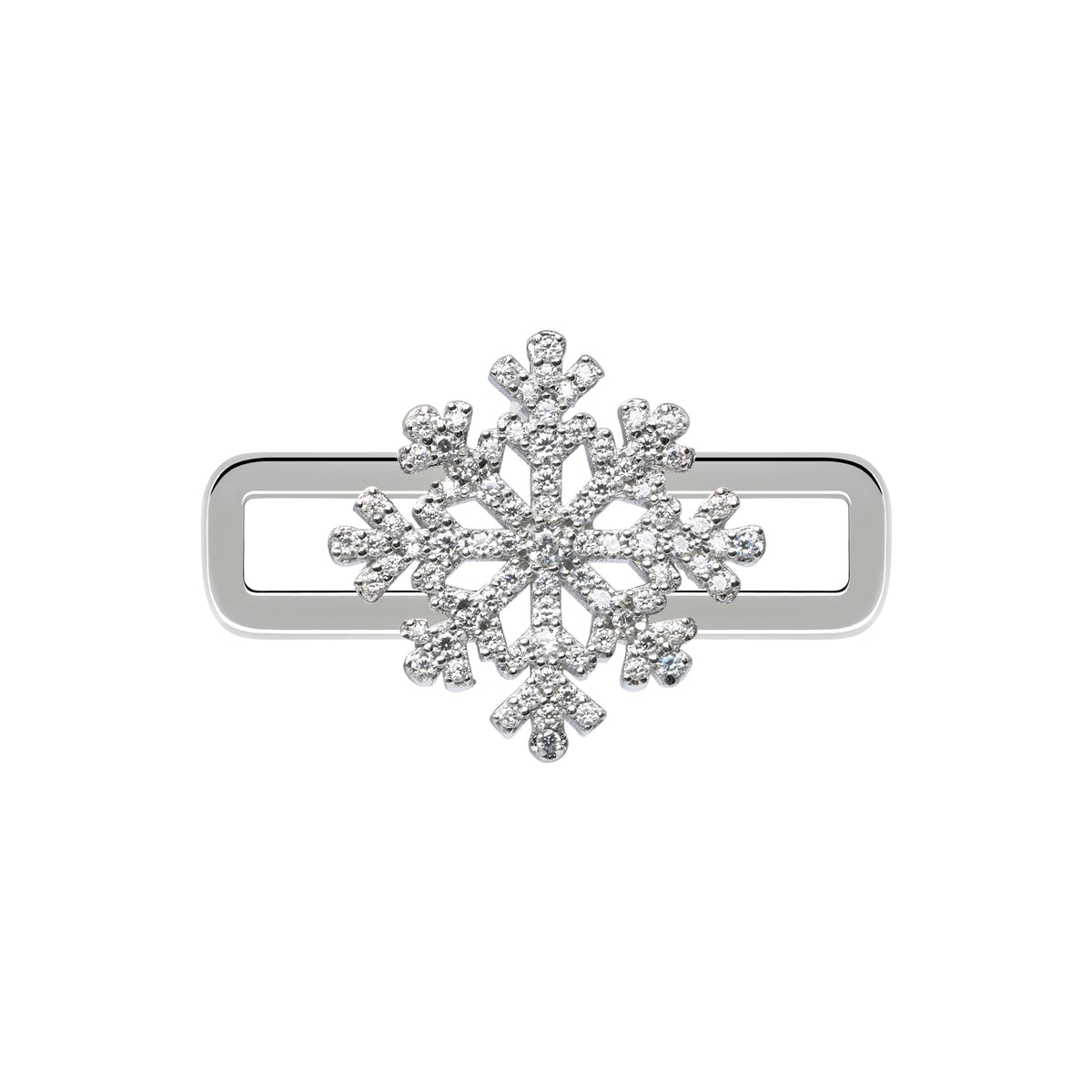 Snowflake Stoneset Charm