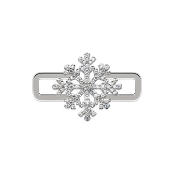 Snowflake Stoneset Charm