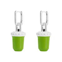 Iced Matcha Pendant Earrings