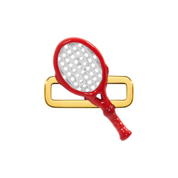 Tennis Racket Charm (Gold)