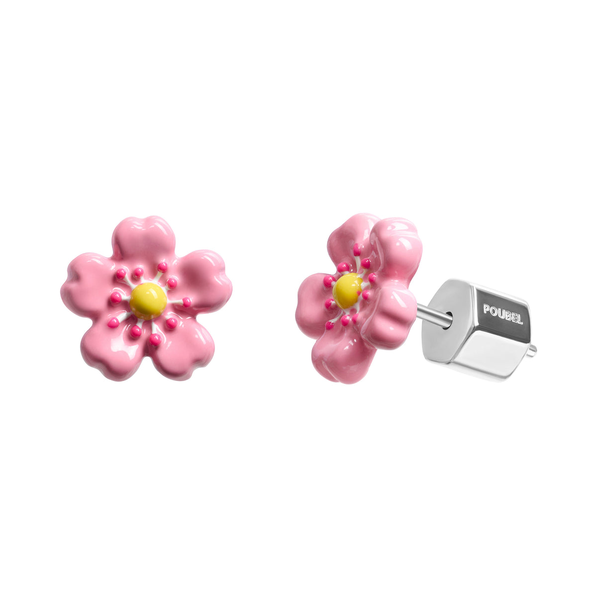 Fleur Rose Stud Earrings