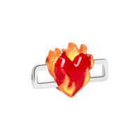 Heart-On-Fire Charm