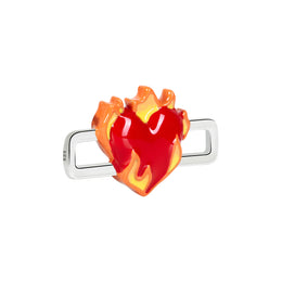 Heart-On-Fire Charm