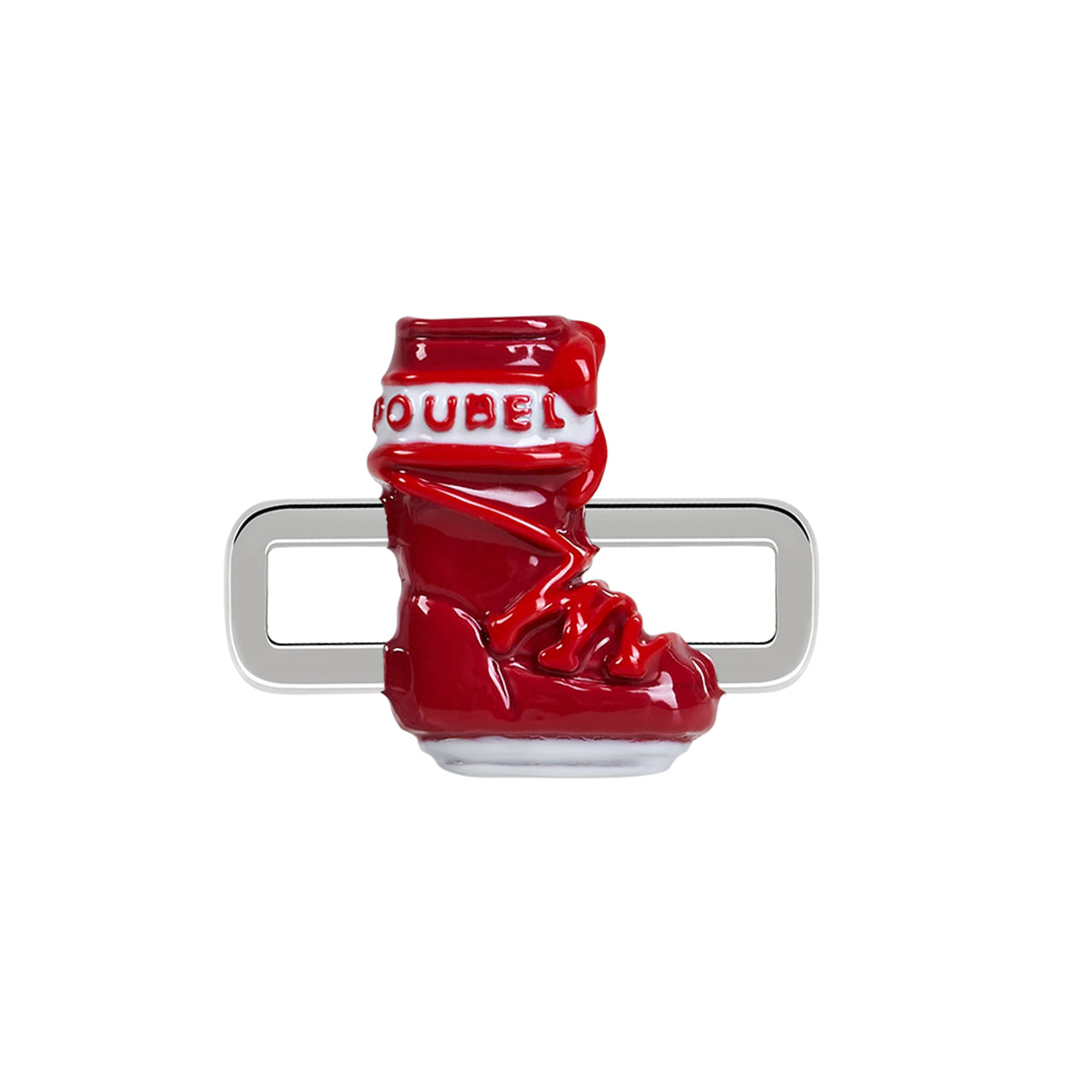 Snowboot Charm (Red)