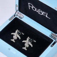 Bombardier™ Jet Stoneset Cufflinks