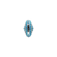 Baby Blue Evil Eye Stoneset Charm