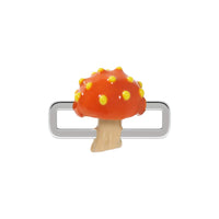 Orange Mushroom Charm