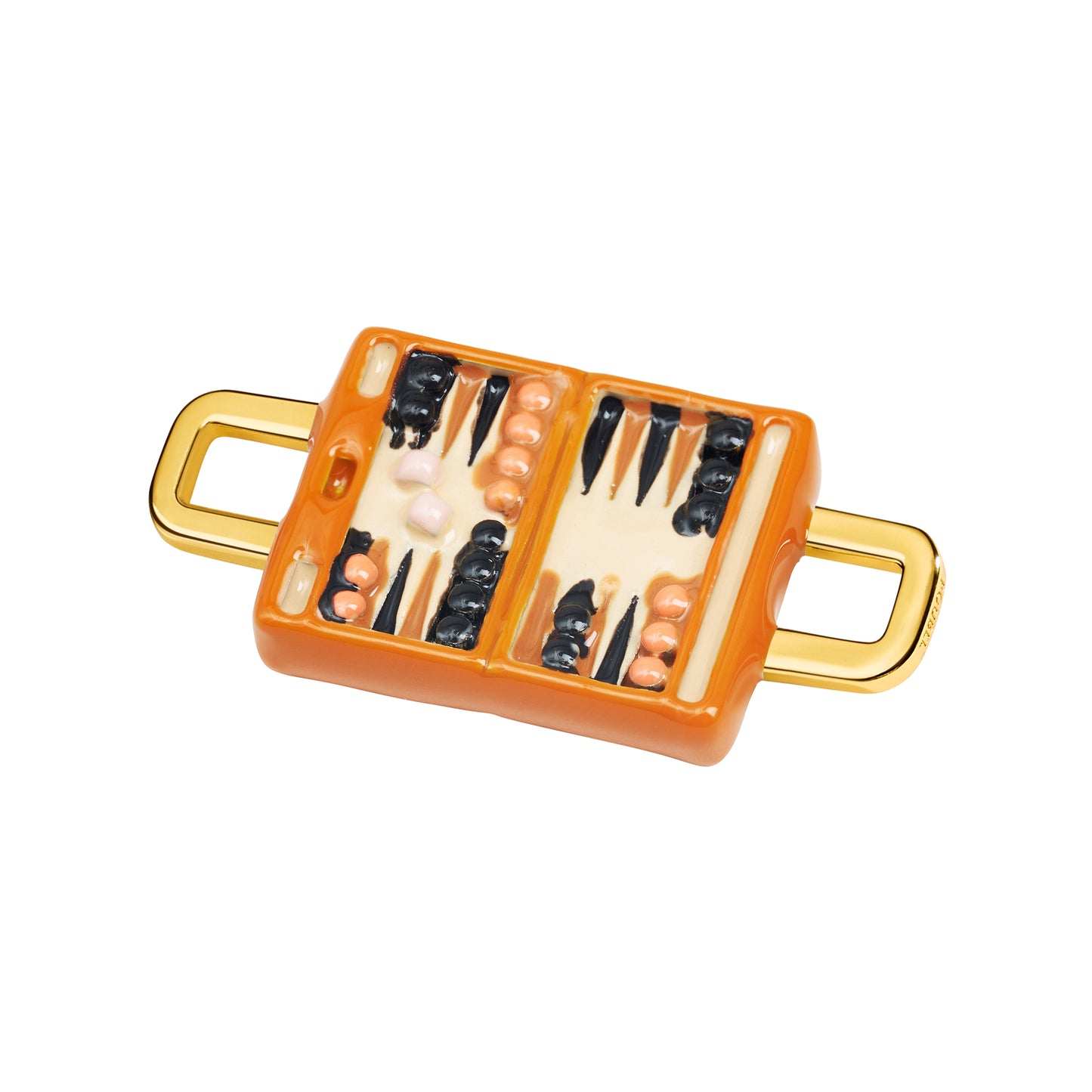 Backgammon Charm (Gold)