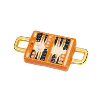 Backgammon Charm (Gold)