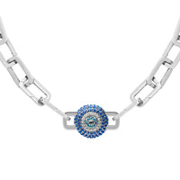 Evil Eye Stoneset Charm