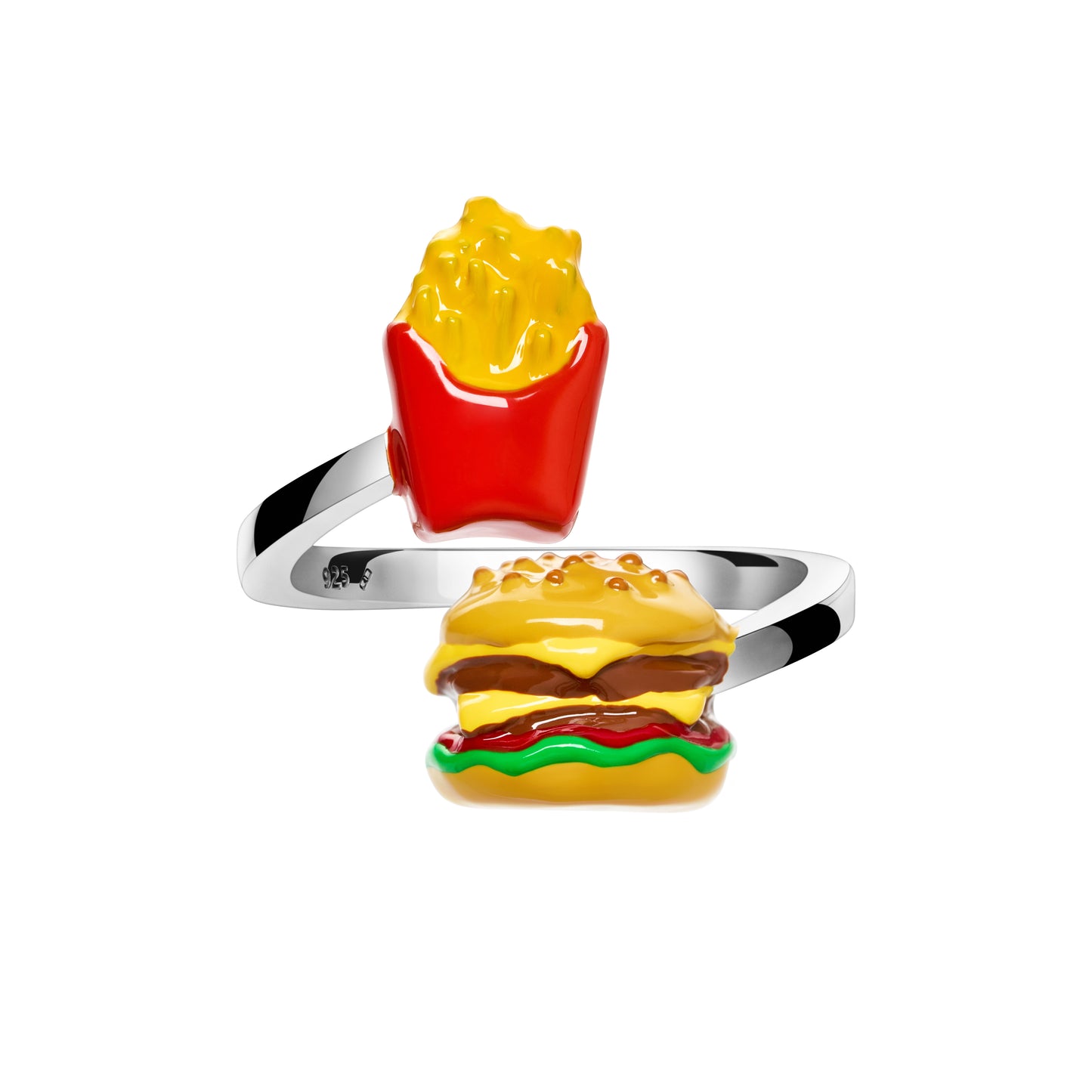 Burger & Fries Wrap Ring