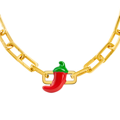 Chilli Pepper Charm (Gold)