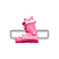 Pink Ski Boot Charm