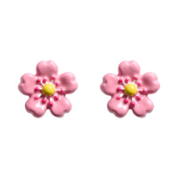 Fleur Rose Stud Earrings