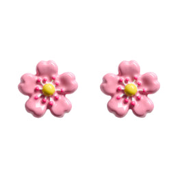Fleur Rose Stud Earrings