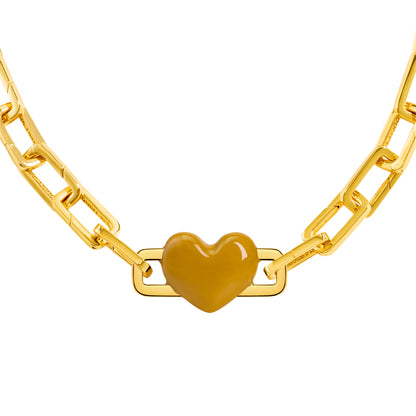 Beige Love Charm (Gold)