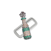 Champagne Stoneset Charm