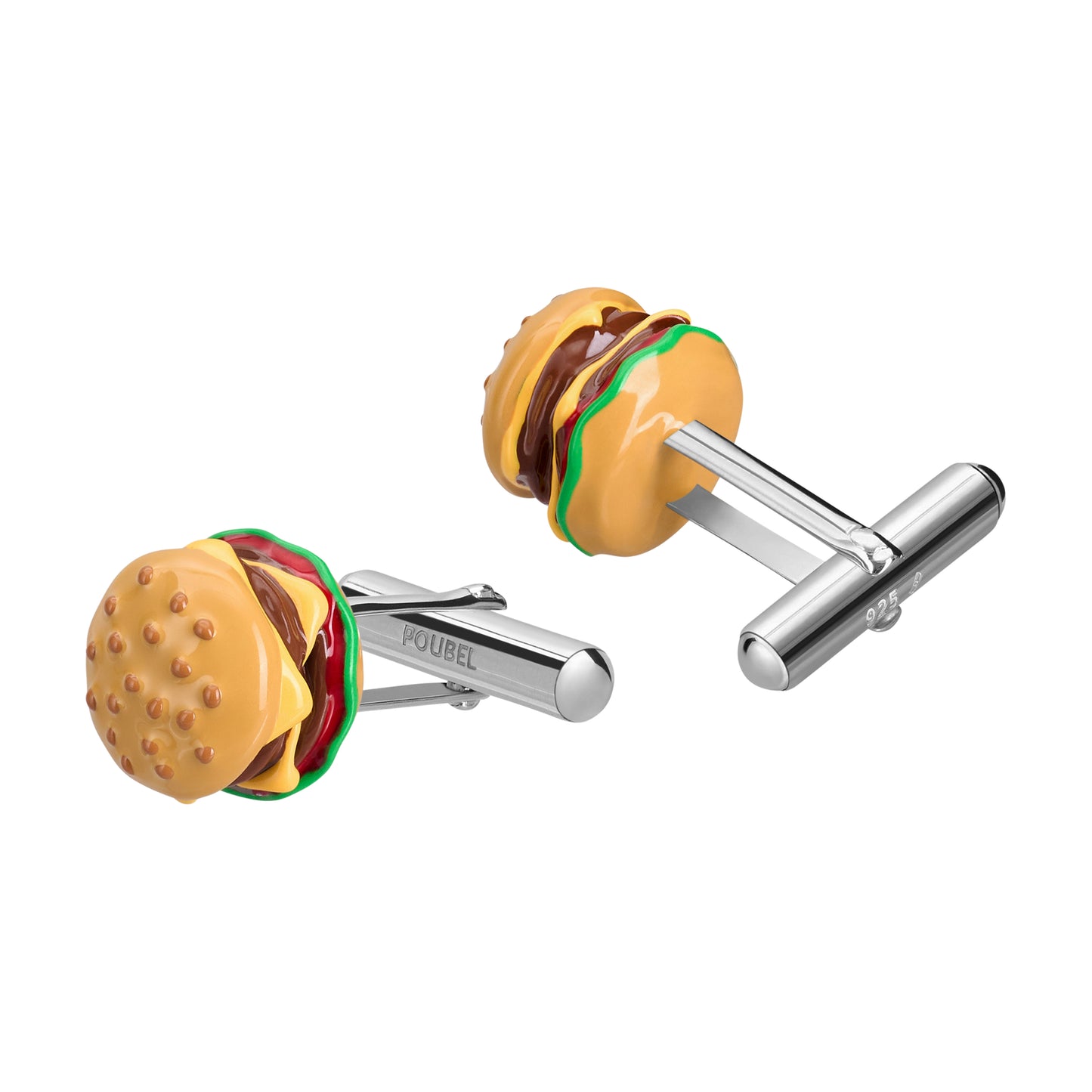 Cheeseburger Cufflinks