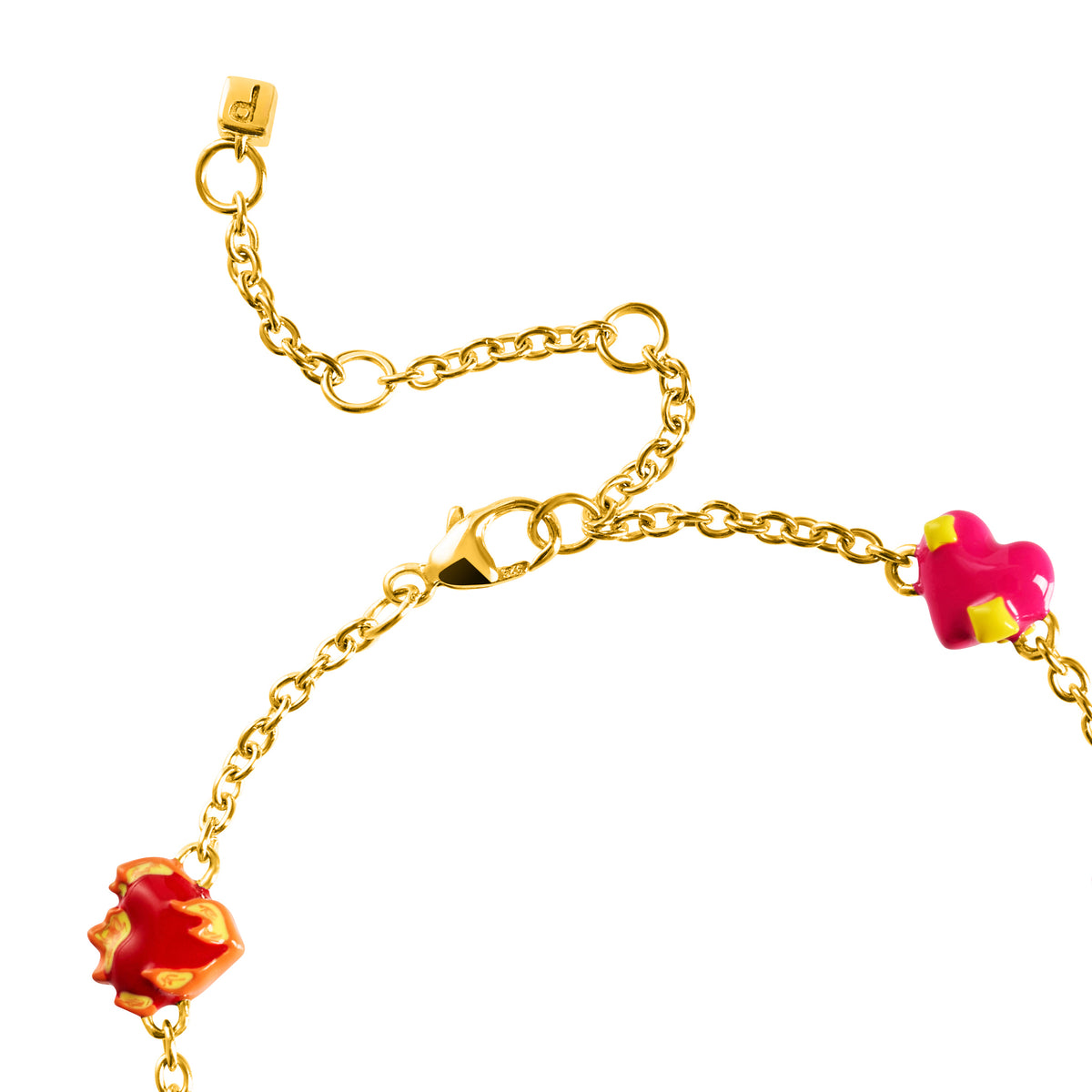 L'Amour Mini Charm Bracelet (Gold)