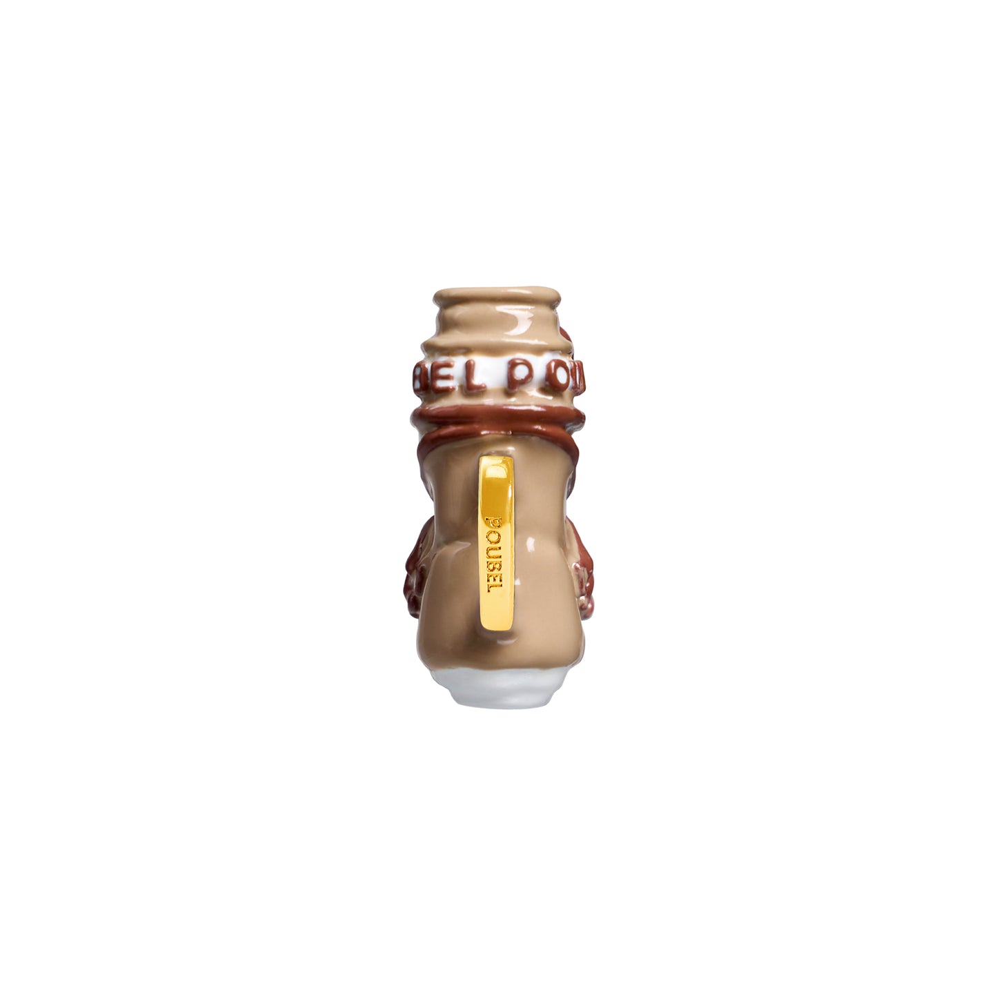 Beige Snowboot Charm (Gold)