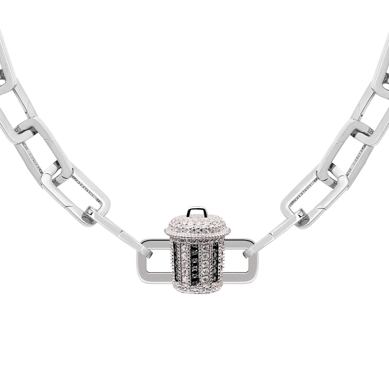 Poubelle Stoneset Charm