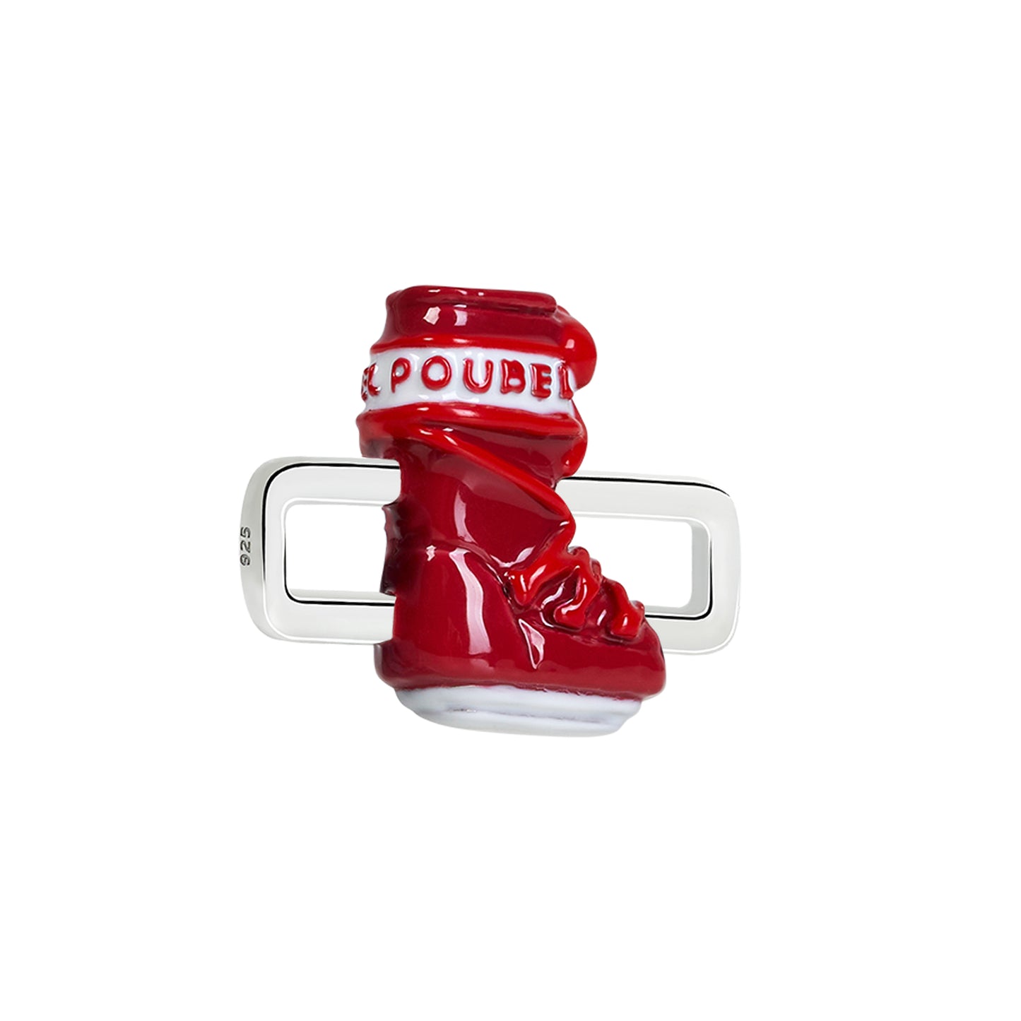 Red Snow Boot Charm