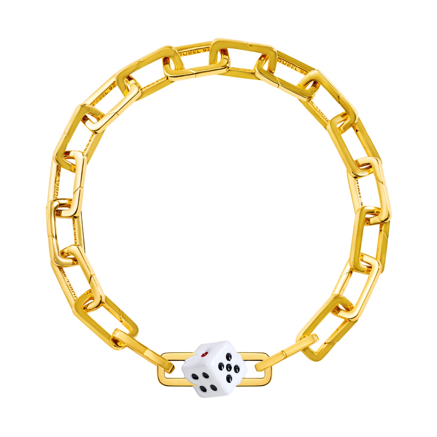 Dice Charm (Gold)