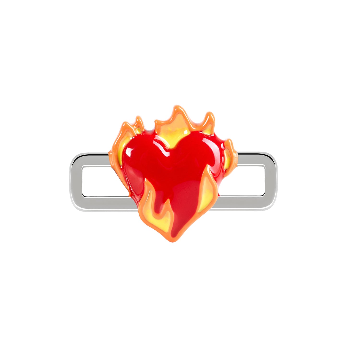 Heart-On-Fire Charm