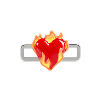 Heart-On-Fire Charm