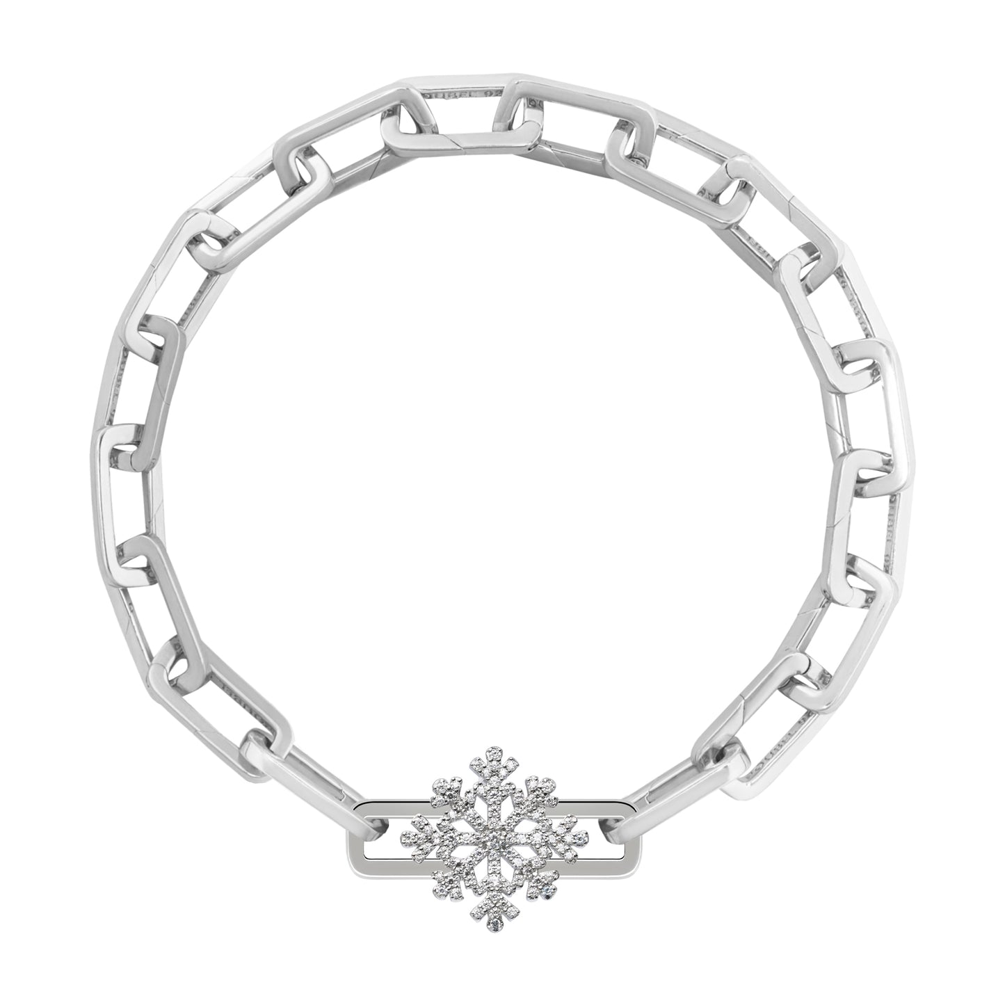 Snowflake Stoneset Charm