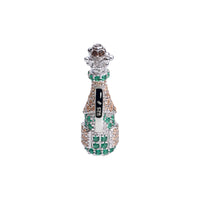 Champagne Stoneset Charm
