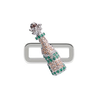 Champagne Stoneset Charm