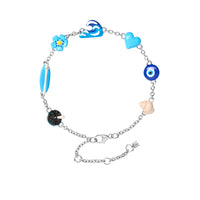 Azure Mini Charm Bracelet
